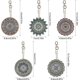 thumbnail image 2 of Paquete de 5 llaveros de mandala KAIYANG con pintura de diamante 5D DIY, 2 of 5