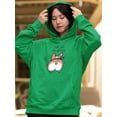 thumbnail image 2 of Corgi Short Legs Big Attitude Hoodie Women -Image by Shutterstock, Female 4X-Large, 2 of 4
