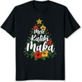 thumbnail image 2 of 100% Cotton Mele Kalikimaka Christmas Tree Floral Design Holiday Shirt Women's Festive T-Shirt For Christmas Celebration, 2 of 5