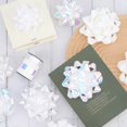 thumbnail image 2 of Juego de 14 lazos de regalo blancos HCHENBOW con cintas para rizar, 2 of 7