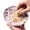 Purple Spots- 1PCS, variant on Ceramic Garlic Grater Plate, 4.5" Grating Dish with Textured Grinding Surface, Grater for Garlic, Ginger, Cheese, Carrot, Tomato, Easy Rinse Kitchen Tool
