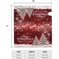thumbnail image 5 of Wood Grain Winter Mailbox Covers Magnetic Standard Size 18" X 21" Christmas Tree Snowflakes Mailbox Cover Decorations Wrap, 5 of 6