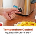 thumbnail image 4 of Freidora Eléctrica Elite Gourmet Acero Inoxidable Cesta Extraíble, 4 of 6