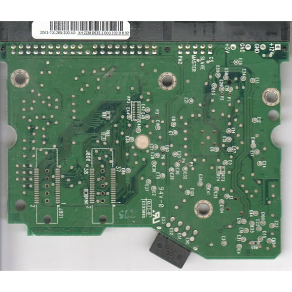 WD1200JB-00GVA0, 2061-701265-200 AD, WD IDE 3.5 PCB
