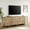 Oak, variant on WAMPAT Farmhouse TV Stand for 100 Inch TV, 3-in-1 TV Console Table with 8 Drawers and 2 Storages, Entertainment Center with Charging Station for Living Room, Oak