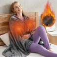 thumbnail image 1 of Linnome USB Heated Shawl with Temperature Control and Timer for Home Office Winter Warmth and Cold Protection Needs, 1 of 9