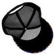 thumbnail image 7 of Lsque Golden Snake And Purple Rose Printed Trucker Hat - Baseball Cap for Men Women - Breathable Mesh Side, Adjustable Fit - for Casual Wear, 7 of 7