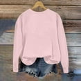 thumbnail image 3 of Generic Women's Casual Heart Printed Drop Shoulder Tops Round Neck Long Sleeve Sweatshirt, 3 of 7