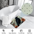 thumbnail image 3 of Crow Polyester Non-Slip Outdoor Carpet Door Mat - Machine Washable Door Rugs, 3 of 6