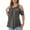 Gray, variant on Loopsun Plus Size Womens Summer Tops, Women's Plus Size Top Short Sleeved Basic Casual Round Neck Off Shoulder T-shirt Loose Cotton Shirt Green XL