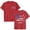 Red, variant on idosla Women 250Th Anniversary Tshirt 1776-2026 Patriotic American Tops (Red, XL)