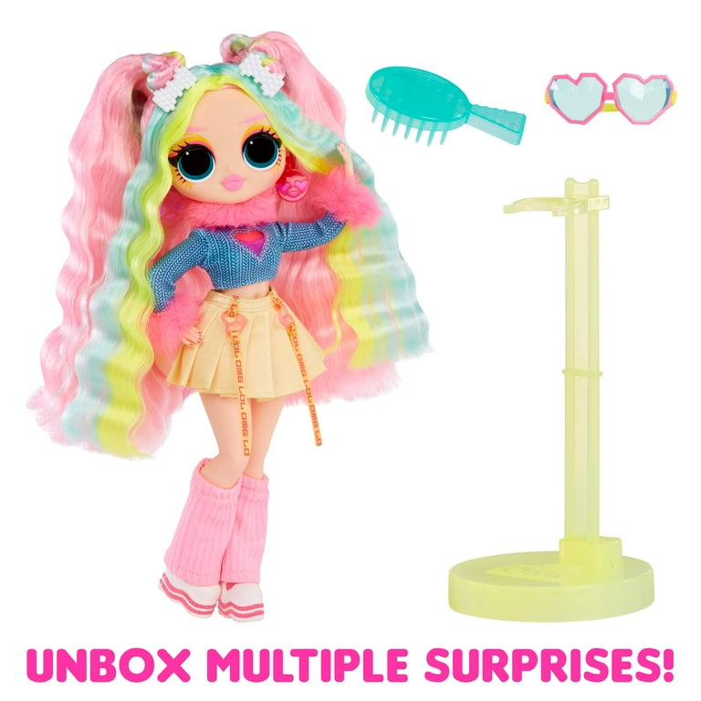 LOL Surprise OMG Sunshine Bubblegum DJ Doll with Color