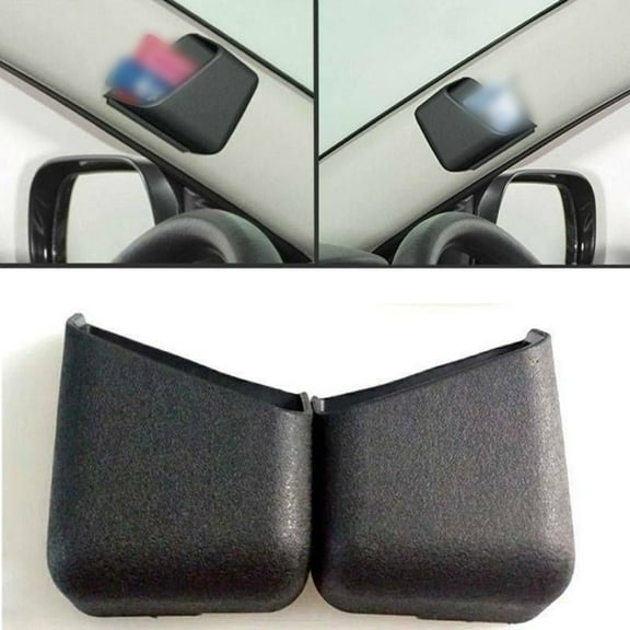 2Pcs Car Interior Accessory Car Phone Organizer Storage Bag Box Holder