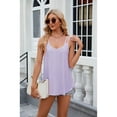 thumbnail image 2 of XCHQRTI V Neck Suspenders Tank Tops for Women Sleeveless Casual Flowy Shirts Tunic Summer Tank Tee, 2 of 8