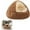 Brown, variant on Cozy Cat Bed - Cozy Cocoon Pet Bed,Round Plush Fluffy Hooded Cave,Indoor/Outdoor,Waterproof & Washable,Calming Anti-Anxiety Design - 19.6 Inch,Brown