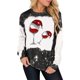 thumbnail image 1 of Gibobby Sudaderas para mujer navidad Ms Coat Manga Larga Cuello Redondo Estampado Navidad Sin Gorro Polar(Negro,XG), 1 of 5