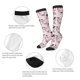 thumbnail image 3 of Fotbe Cat Calcetas Divertidas Estampadas para Hombre y Mujer, Calcetas de Algodón hasta la Rodilla para Caminar, Correr, Enfermería y Embarazo, 3 of 6
