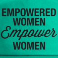 thumbnail image 2 of CafePress - Empowered Women Empower Women Cap - Adjustable 100% Brushed Unisex Casual Cotton Baseball Cap, Beige, 1, 2 of 2