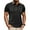 Black, variant on Contrast Accent Pocket Men's Polo Shirt Classic Ideal for Daily Casual and Office Leisure Green M