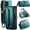 Green, variant on Crossbody for Samsung Galaxy S26 Ultra Case Wallet【RFID Blocking】 with 10-Card Holder Zipper Bills Slot, Soft PU Leather Magnetic Flip Wristlet Shoulder Strap Wallet Case for Women