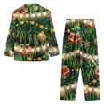 thumbnail image 4 of Suhoaziia Women Nightwear Pajama Sets Novelty Christmas Bell Ball Tee and Pant Sleepwear Pjs Sets 2-Piece Spring/Fall Clothing Size L,Matching Set Indoor Activities Button Outfits, 4 of 6