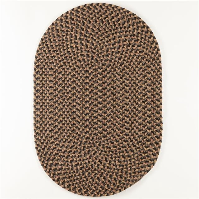Rhody Rug CD86R036X060 3 x 5 ft. Camden Shadow Tweed Oval Rug