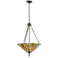 thumbnail image 2 of Meyda Tiffany - 121146 - Three Light Inverted Pendant - Delta - Mahogany Bronze, 2 of 7