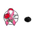 thumbnail image 1 of Ribbon Corsage Breast Cancers Awareness Brooch Lapel Pin Suit Costume Badges Sweater Jewelry Accessories for Women Girl 3, 1 of 4