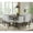 Brown, variant on Picket House Furnishings Hester Counter Bench with Upholstered Back in Brown