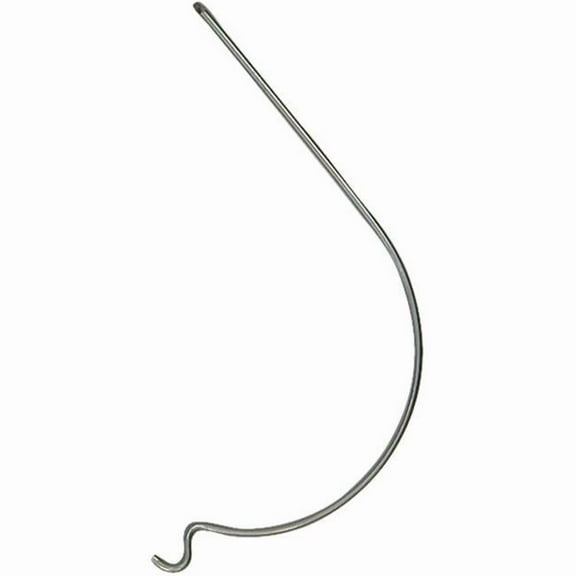 10 lbs Flush-Mount Galvanized Silver Picture Hanger - Pack of 12