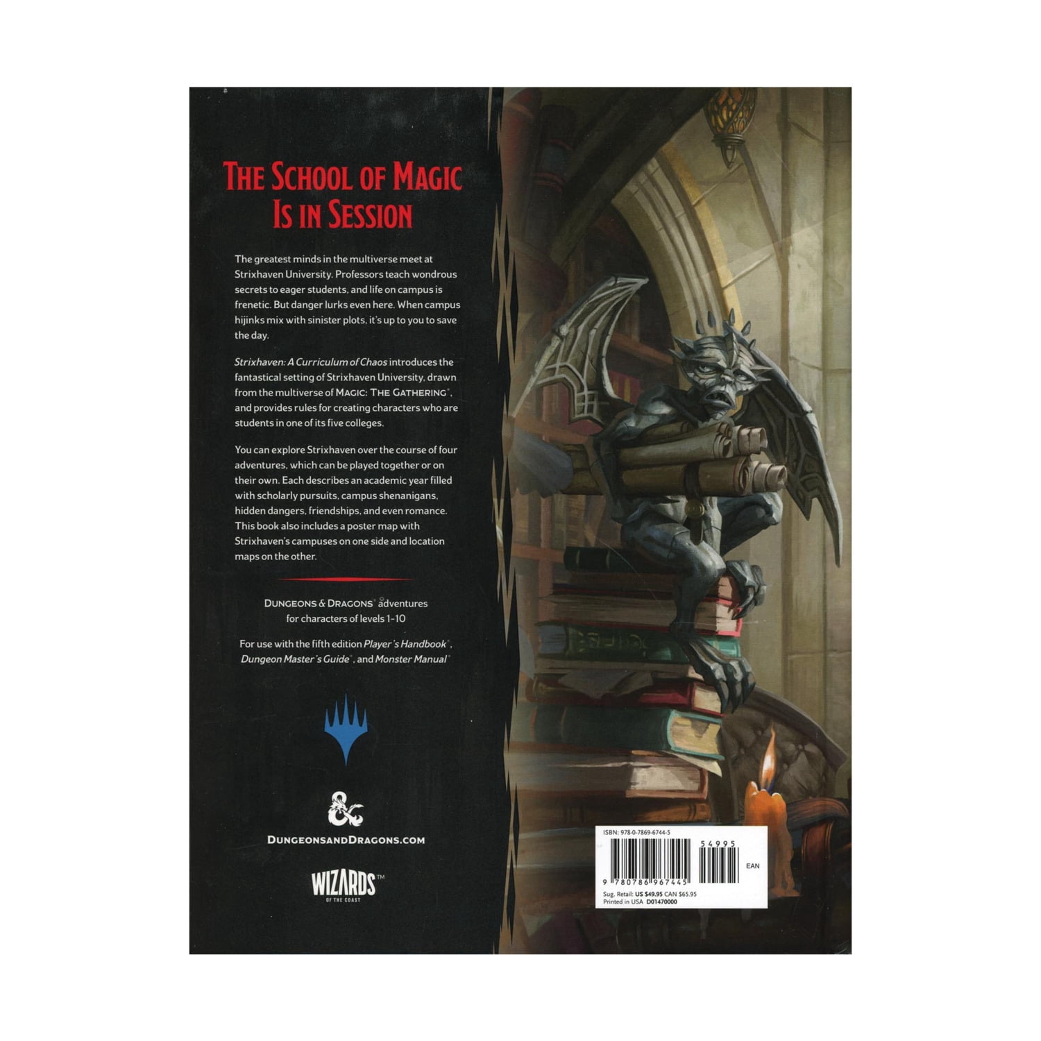 Strixhaven: Curriculum of Chaos (d&d/MTG Adventure Book)