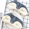 thumbnail image 4 of TELOLY 2Pcs Sleep Mask for Kids,7.87*3.94"Sleeping Mask,Plush Sleeping Eye Mask, 4 of 4