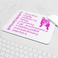 thumbnail image 5 of CafePress - F R E N C H I E S Pink Mousepad - Non-slip Rubber Mousepad, Gaming Mouse Pad, 5 of 6