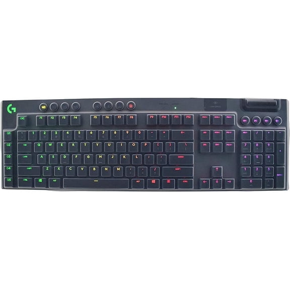 Keyboard Cover Skin for Logitech G815 RGB / G915 Wireless Mechanical Gaming Keboard,Logitech G815 G915 Gaming Keyboard Protector-Clear
