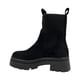 thumbnail image 2 of Botas de caña alta con plataforma, colores negro, gamuza y lona, 2 of 4