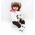 thumbnail image 2 of Set de ropa para muñecas Reborn Baby Girl de 45 a 48 cm con disfraz de panda, 2 of 4