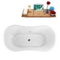 thumbnail image 2 of 60" Streamline N900BNK-BNK Clawfoot Tub and Tray With External Drain, 2 of 7
