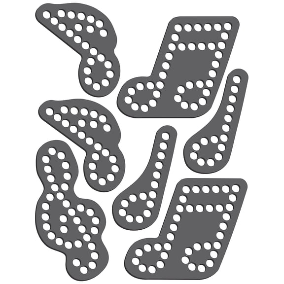 Magnetic Rhinestone Template(s) - MUSIC NOTES 001