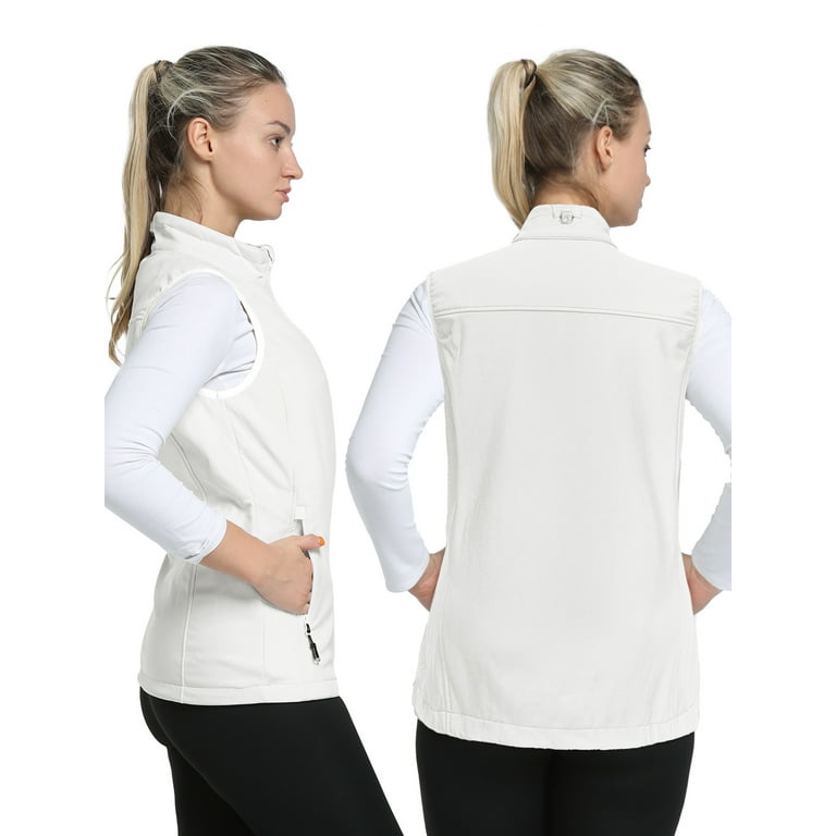  Womens Fleece Lined Lightweight Vest Softshell