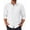 A White, variant on COOFANDY Mens Long Sleeve Button Down Shirts Casual Untucked Shirts for Men Dress Shirts Wedding Shirts