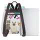 thumbnail image 3 of Disketp Pet Care Grooming Mochila de Cuero para Mujer, Bolso de Espalda Antirrobo con Estilo para Viaje, Trabajo y Uso Diario, 3 of 4