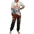 thumbnail image 2 of Tom And Jerry Women Men Pajamas Zipper Onesie Jumpsuit Hooded One Piece Sleepwear, 2 of 8