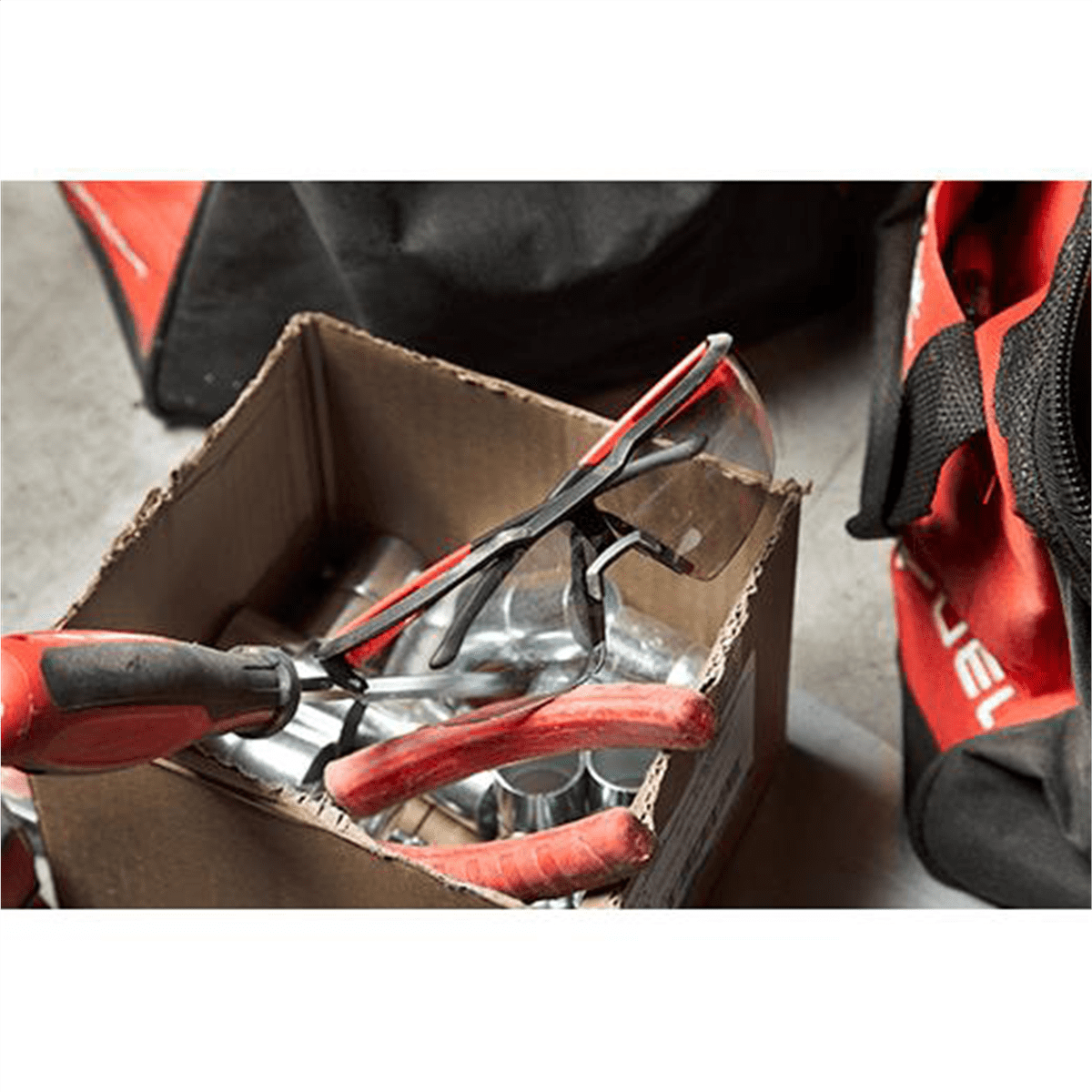Milwaukee Tool Safety Glasses - Gray Anti-Scratch Lenses