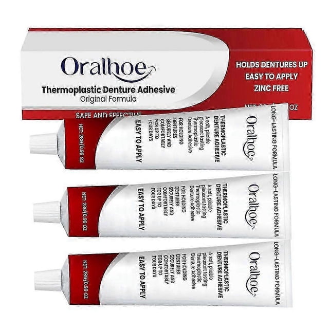 Thermoplastic Denture Adhesive Long-lasting Denture Fixing Adhesive Improve Comfort Denture Care Products Odontologia