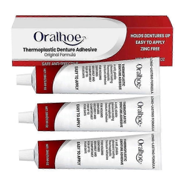 Thermoplastic Denture Adhesive Long-lasting Denture Fixing Adhesive Improve Comfort Denture Care Products Odontologia