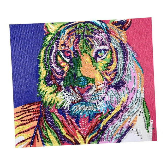 Kits de Pintura de diamante 5D de forma especial Sunnimix Arte de Pintura de tigre DIY