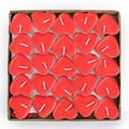 thumbnail image 1 of Apmemiss Love Tea Lights Heart-shaped Candle Light Wedding Room Holiday Decoration, 1 of 1