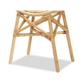 thumbnail image 5 of Baxton Studio Elgon Modern Bohemian Natural Brown Rattan Footstool, 5 of 7