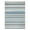 Blue/Multi, variant on TOWN & COUNTRY EVERYDAY Rio Multicolor Stripe Indoor Outdoor Area Rug, UV Fade Resistant, High-Low Pile, Blue/Multi, 3'11"x5'2"
