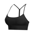 thumbnail image 5 of Butterluxe Womens Y Back Sports Bra Padded Racerback Low Spaghetti Thin Strap Workout Yoga Bra Sports Bra for Big Busted Women Front Closure Bra Sports Bra Small Sports Bra Padded Womens Bras Push up, 5 of 5